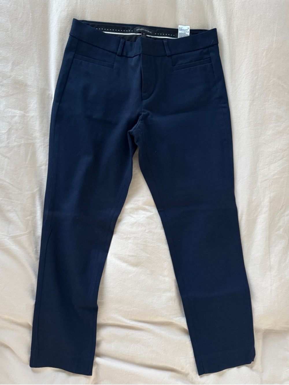 Banana Republic Dark Navy Slim Tailored Ankle Pants